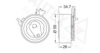 AUTEX 642037 Tensioner Pulley, timing belt